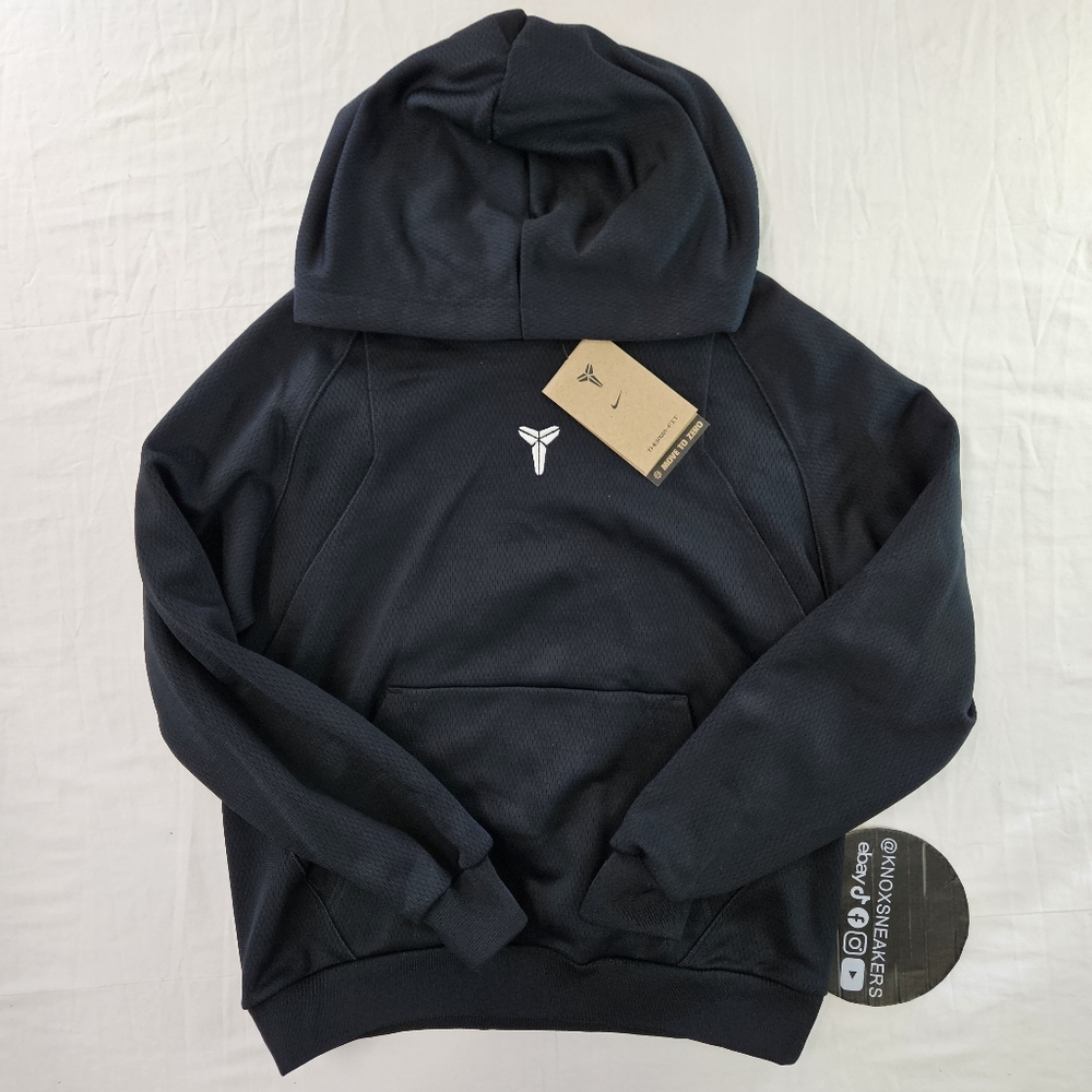 Nike Kobe Bryant Therma-Fit Hoodie Pullover Black HJ1028-010 Kid's Size Small